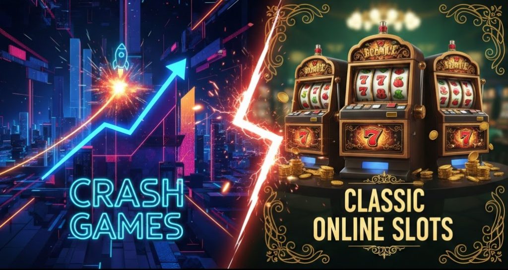 Crash Games vs Classic Online Slots