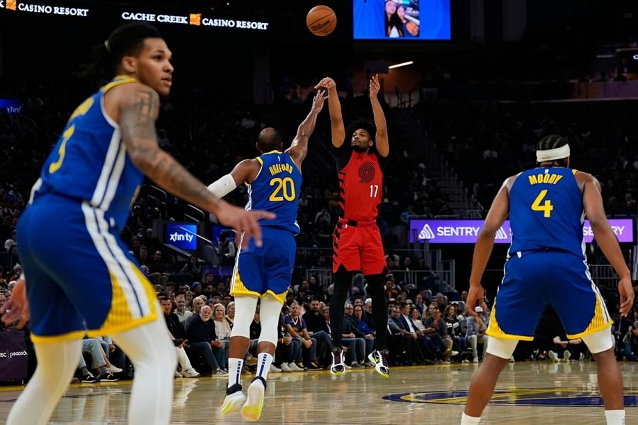 Warriors vs Trail Blazers